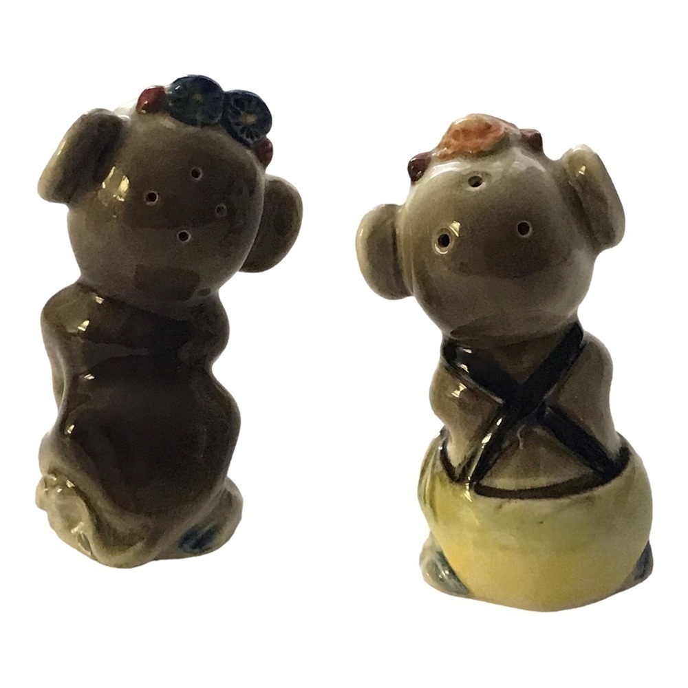 Mid Century Grey Mouse Salt and Pepper Shakers - Picture 4 of 7